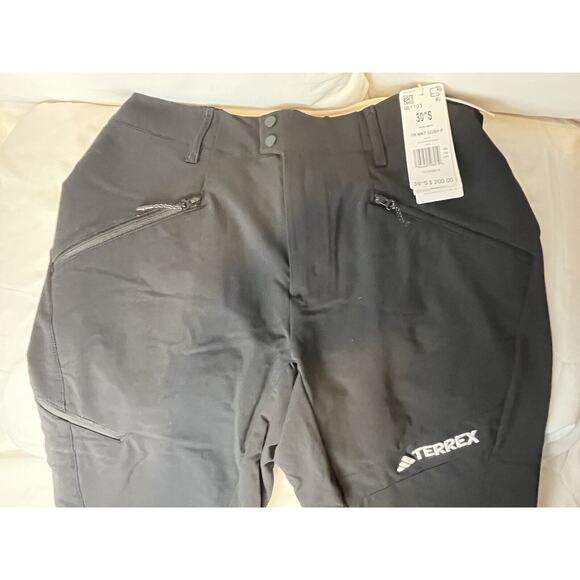 $200NWT Adidas Terrex TechRock Mountaneering Softshell Pants S 30” IB1103 50%off - Picture 7 of 12